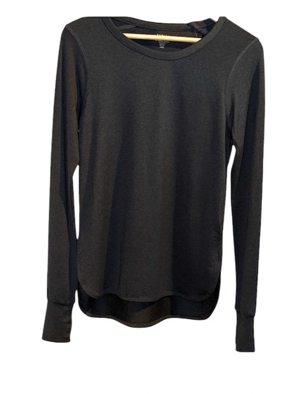 Varley Kearney shirt slate gray NEW Long Sleeve Tee stretch active breathable